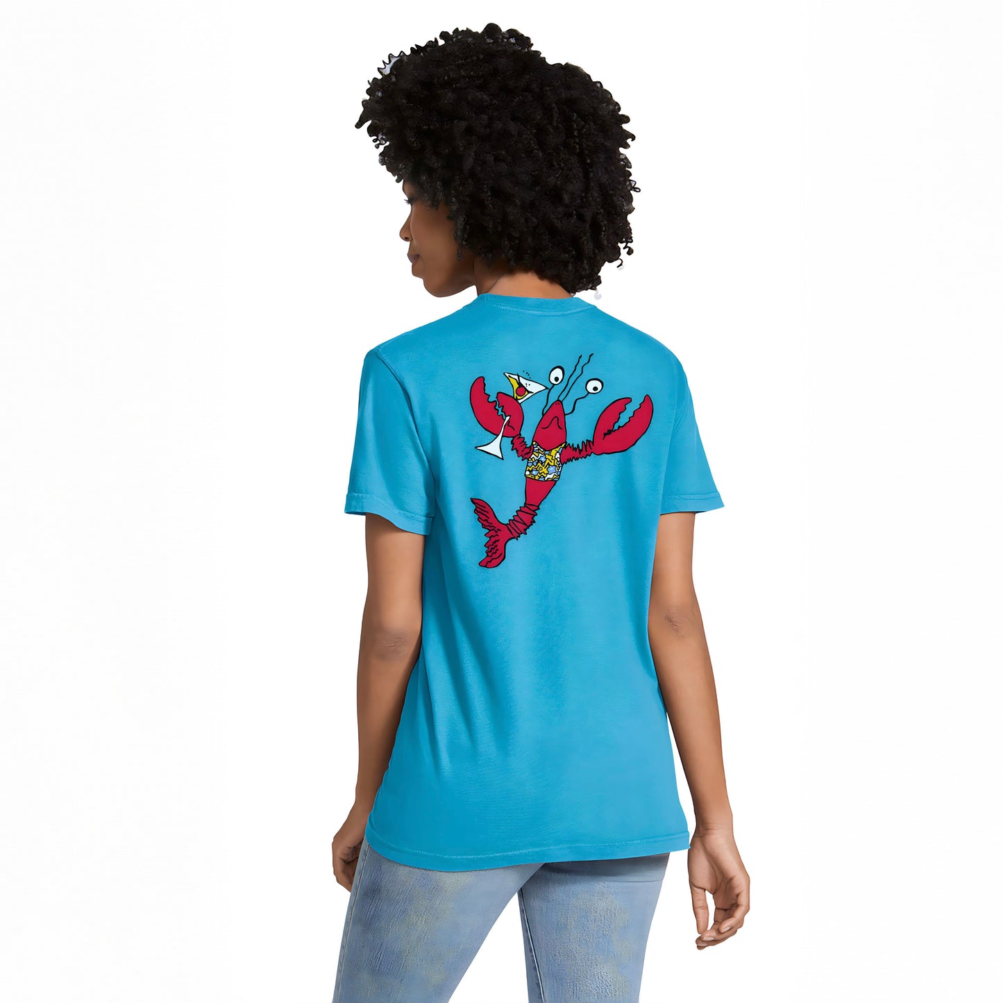 Retro Martini Lobster T-Shirt