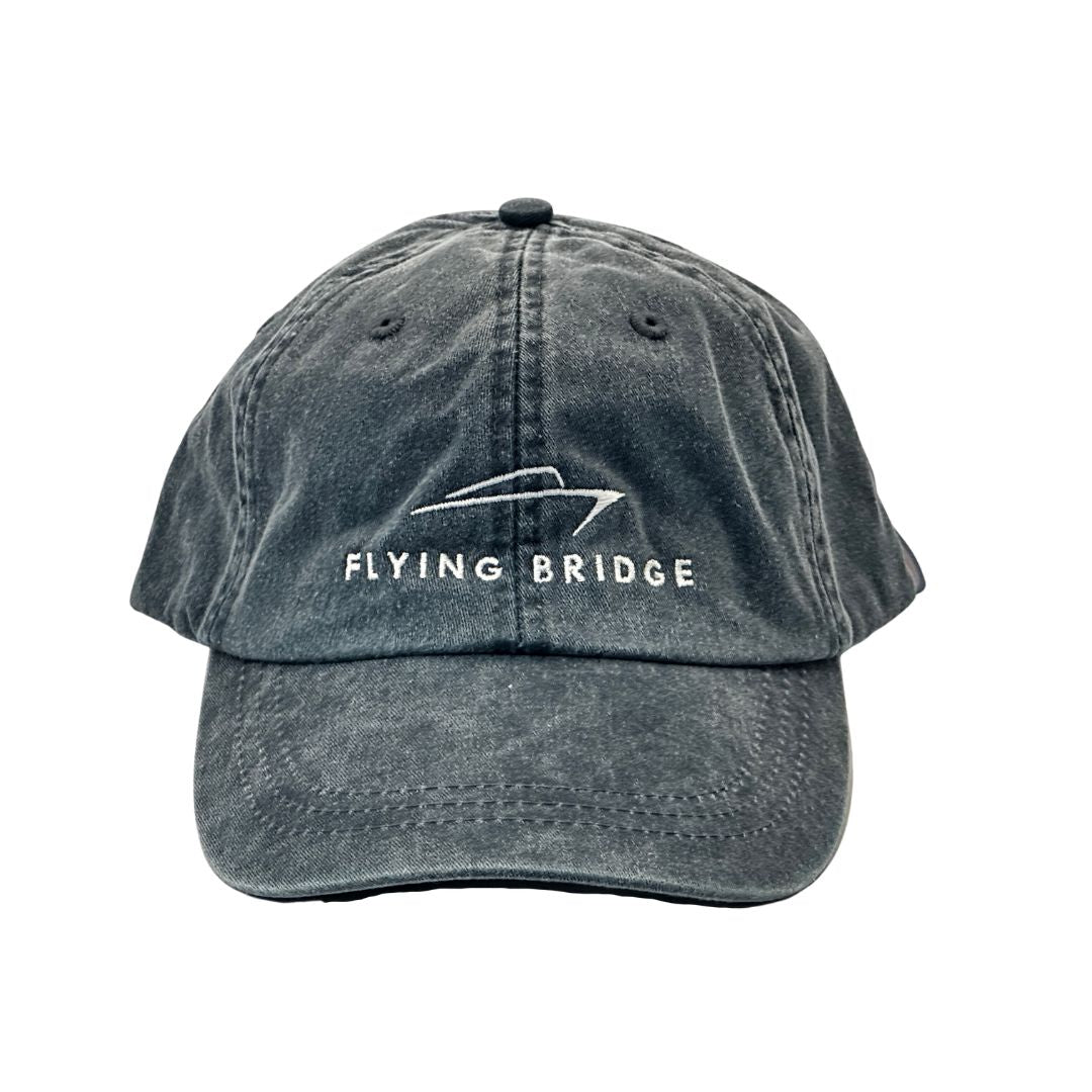 Blue Leather Strap Cap