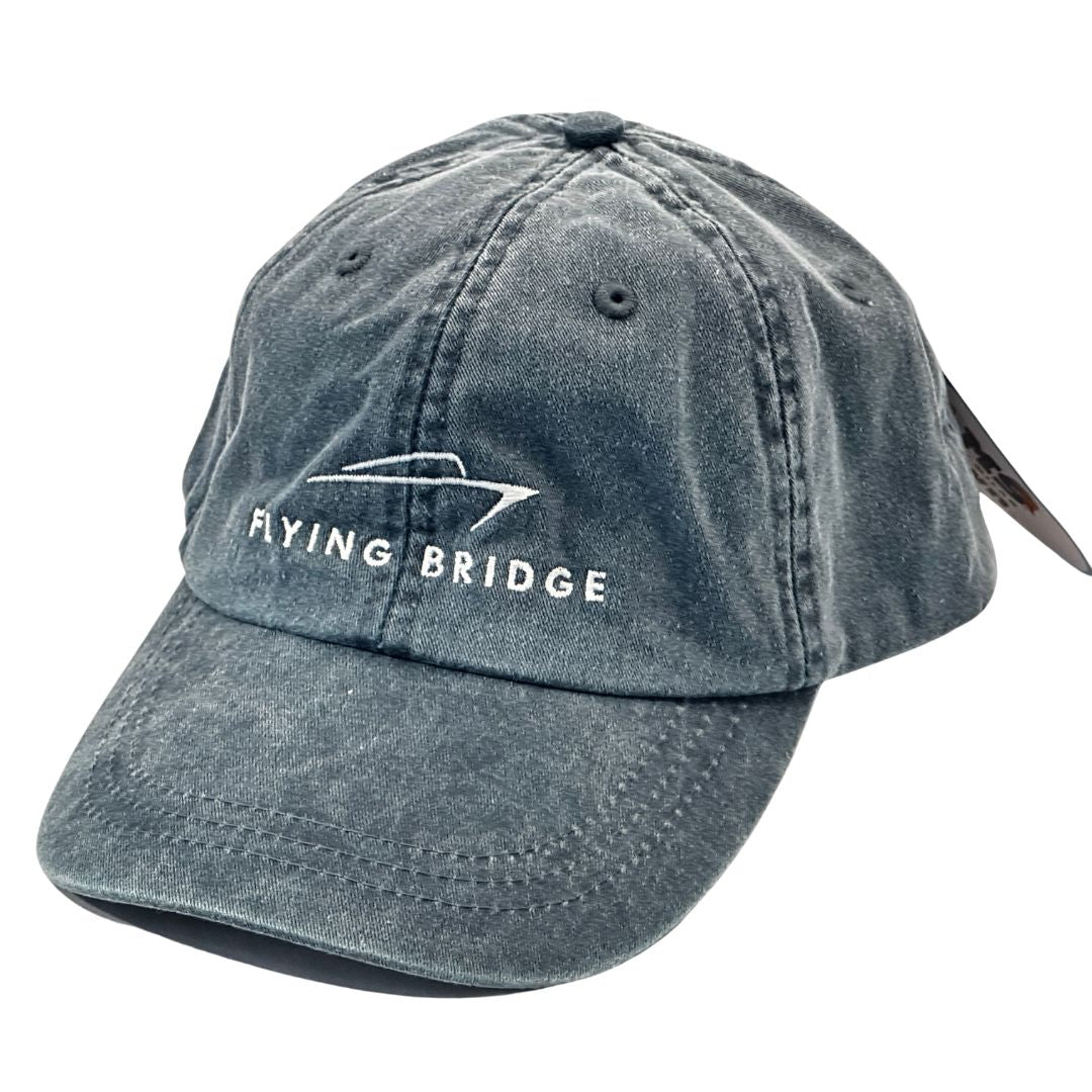 Blue Leather Strap Cap