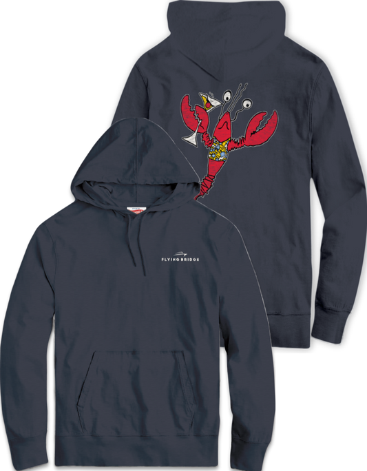 Retro Lobster Lightweight Hoodie