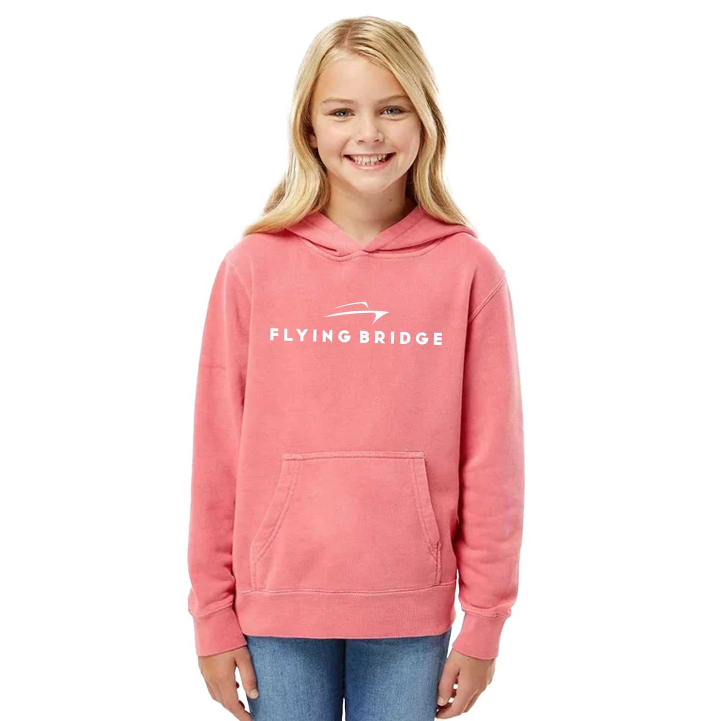 Youth Flying Bridge Logo Hoodie