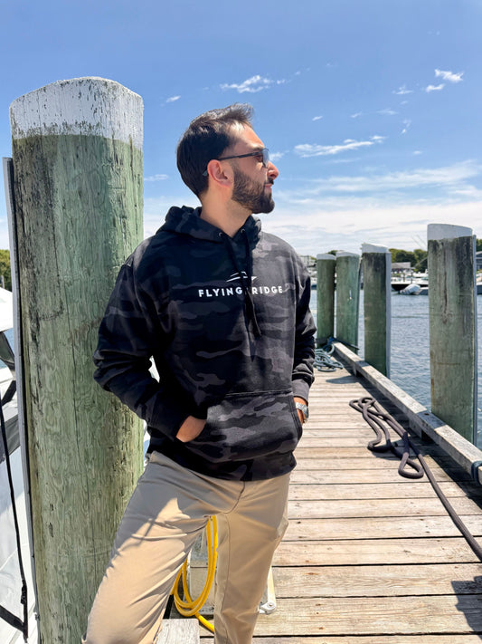 Camo Hoodie Black