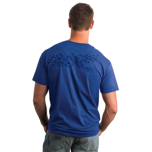Blue School Short Sleeve T-Shirt
