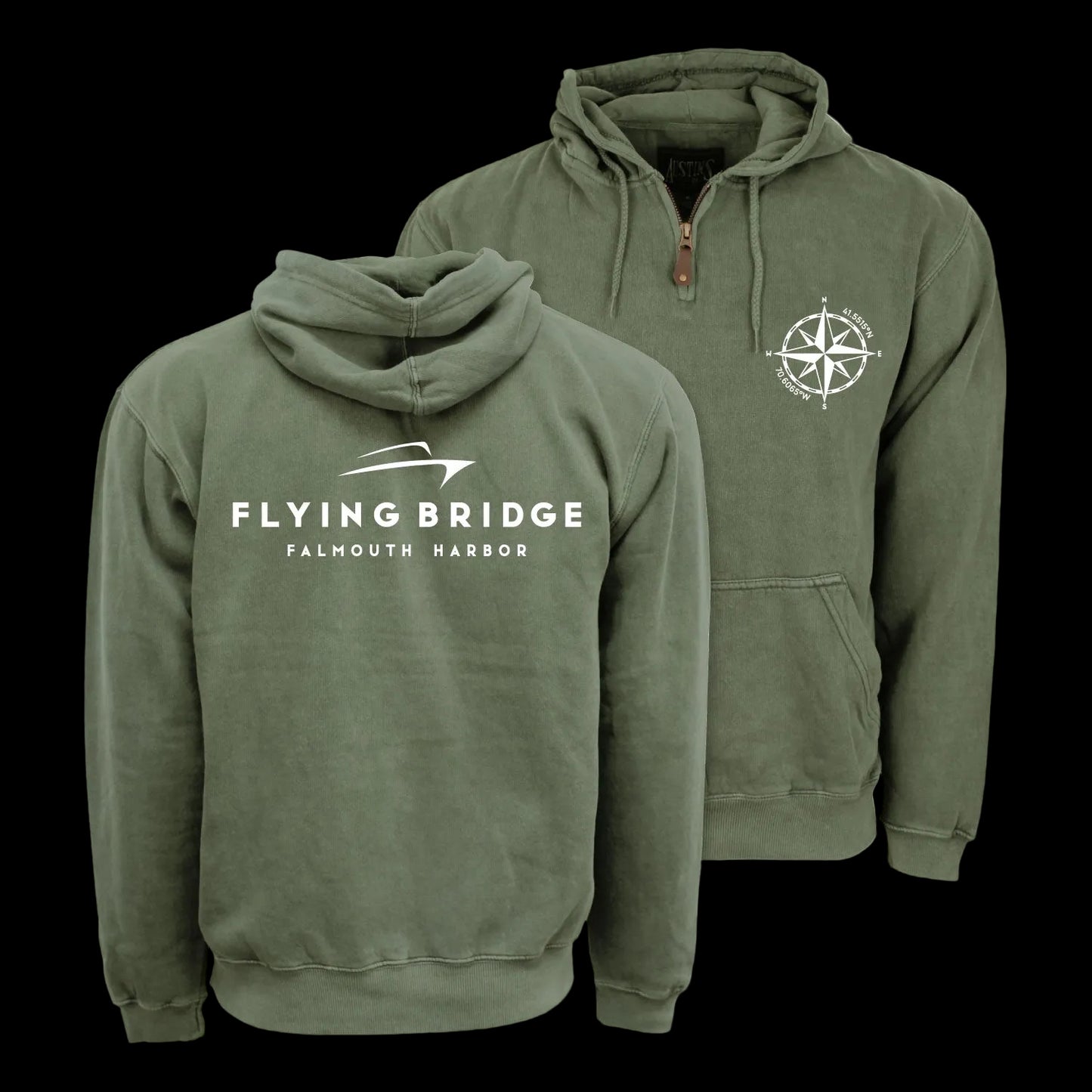 Compass Mini-Zip Hoodie