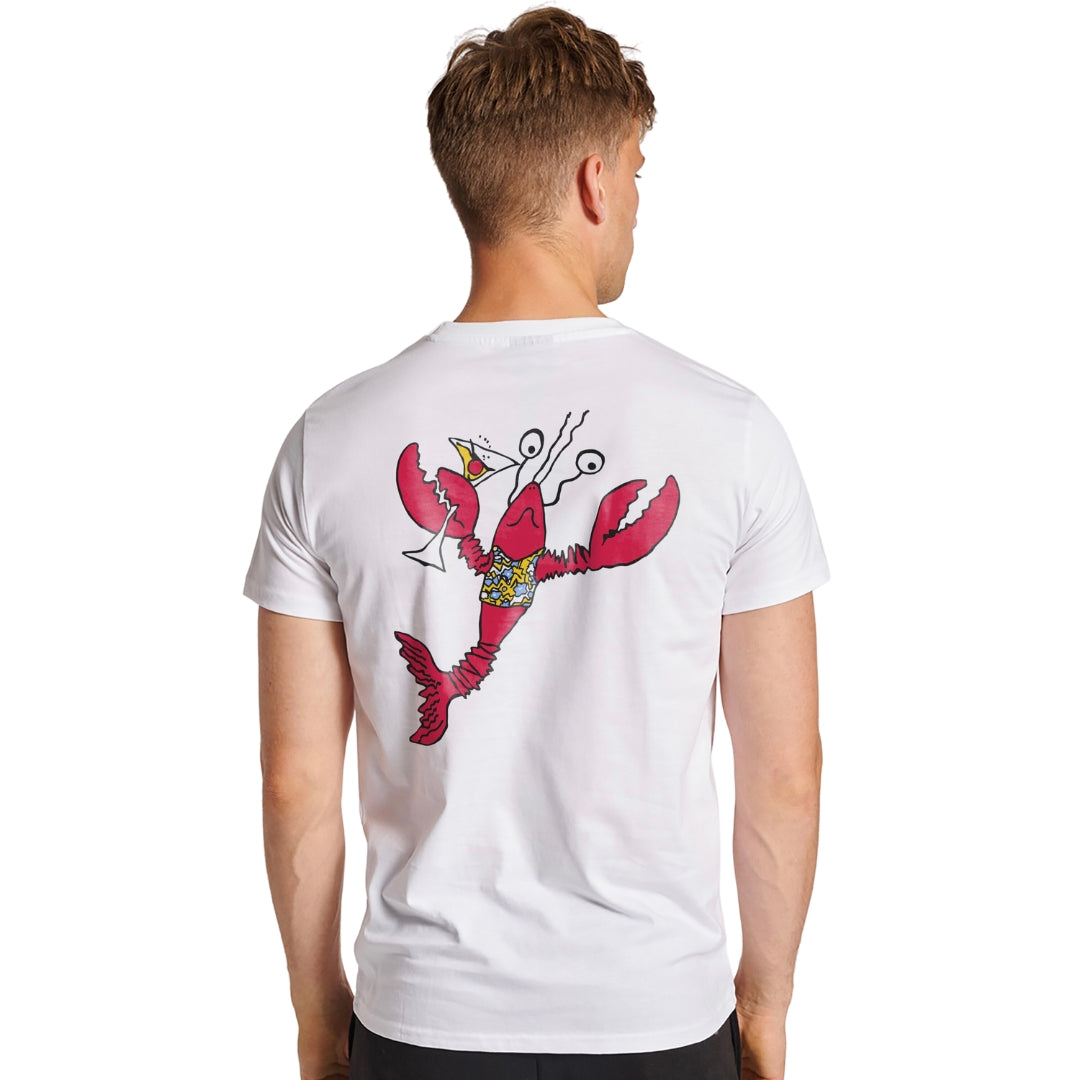Retro Martini Lobster - T-Shirt