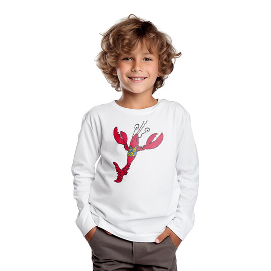 Youth Long Sleeve Lobster T-shirt