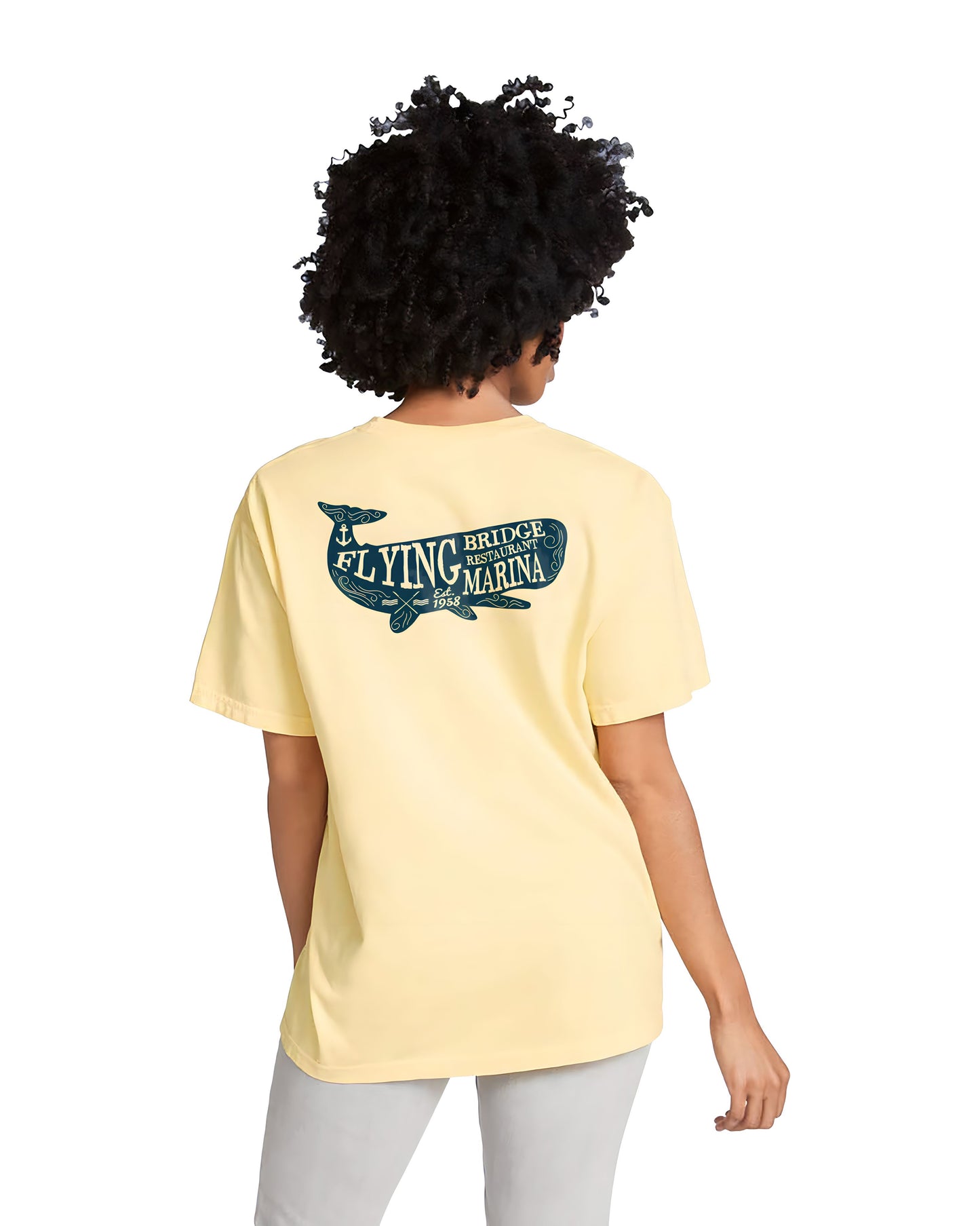 Vintage Whale Yellow Premium Shirt
